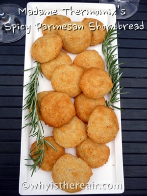 Air Show and Champagne: Spicy Parmesan Shortbread Biscuits