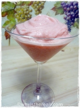 Pink and White: Thermomix Red Grapefruit Sorbet