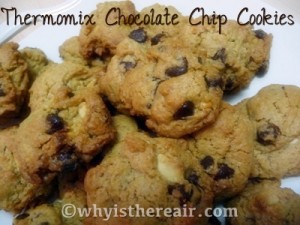 Thermomix Chocolate Chip Cookies are way too easy to make and of so delicious!