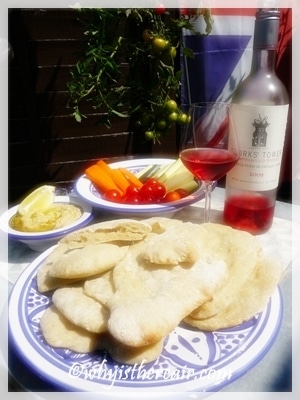 It’s a Pitty: Pitta Bread, Hummous and Baba Ganoush