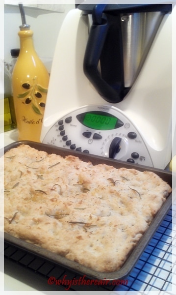 Thermomix Gluten Free Focaccia Bread