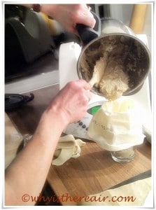 Madame Thermomix's Top Tip: Use a tall glass to hold your piping bag while filling it with luscious almond paste