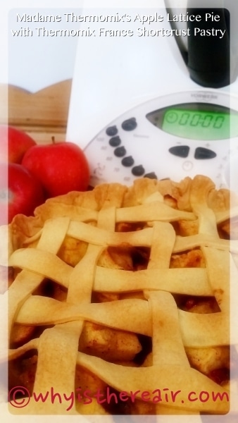 Apple Lattice Pie with Thermomix France Shortcrust Pastry