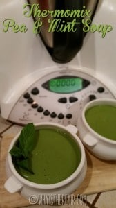 Thermomix Pea & Mint Soup is fast, easy and delicious!