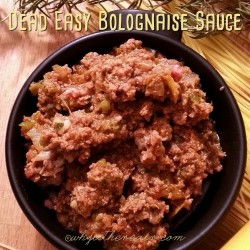Dead Easy Bolognaise Sauce
