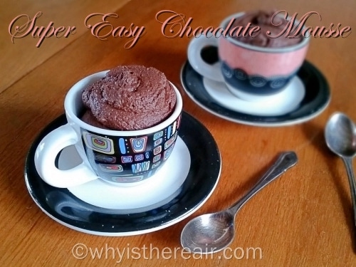 Super Easy Chocolate Mousse