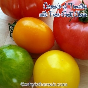 A great way to enhance the flavours and show off the colours of beautiful, summery tomatoes