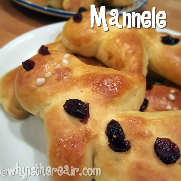 Mannele, or Alsatian Christmas brioche men