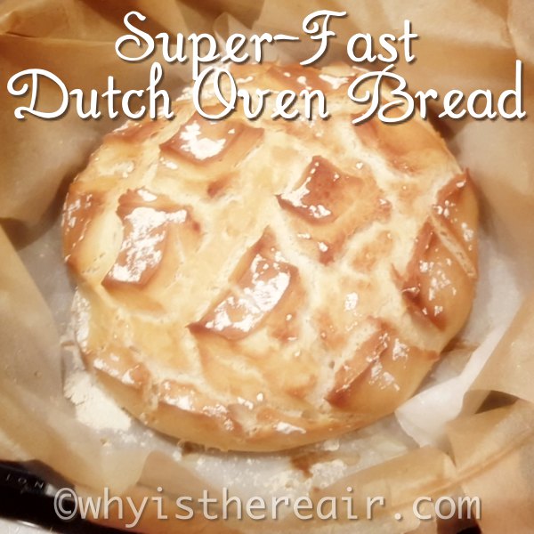 Super-Fast Dutch Oven Bread