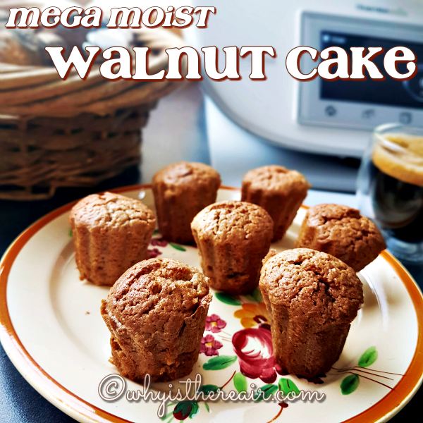 Mega Moist Walnut Cake