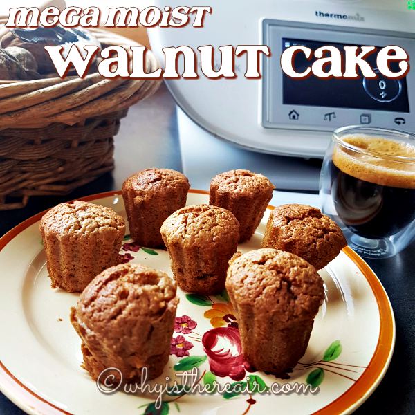 Mini muffins of Mega Moist Walnut Cake