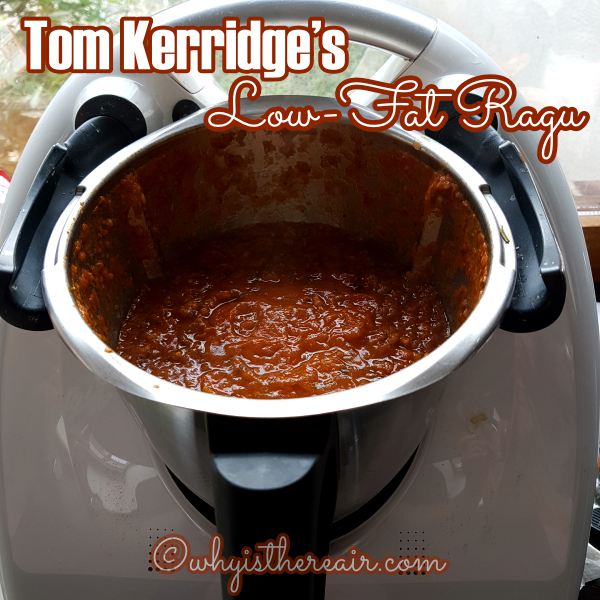 Look how rich and thick Tom Kerridge's Low-Fat Ragu is after cooking in the Thermomix!